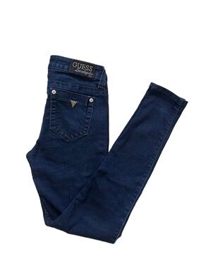GUESS Women's Deep Indigo Skinny Jeans